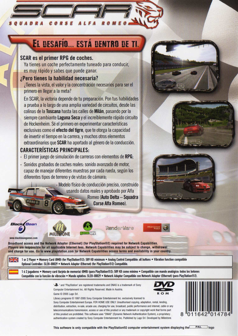 SCAR : Squadra Corse Alfa Romeo — Box back