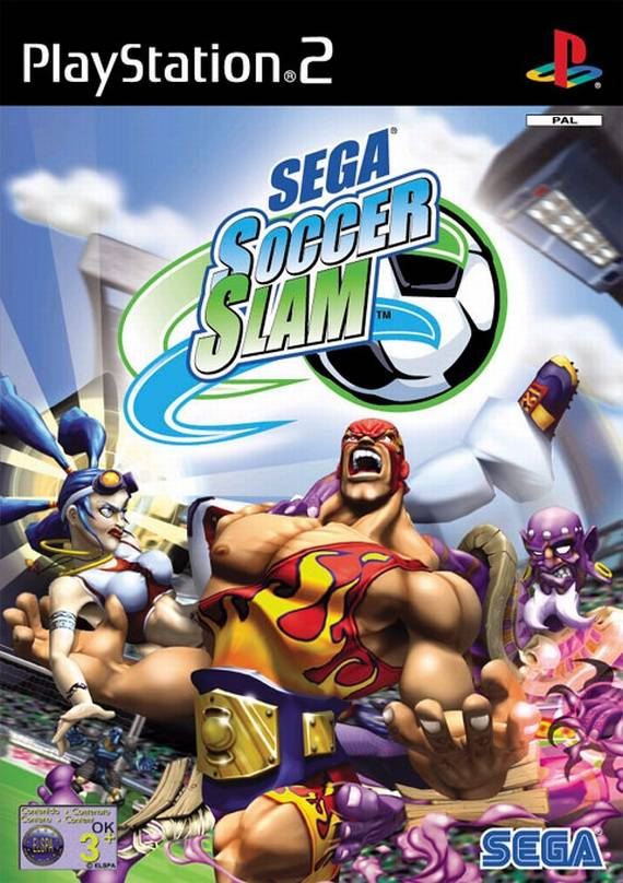 Sega Soccer Slam — Box back