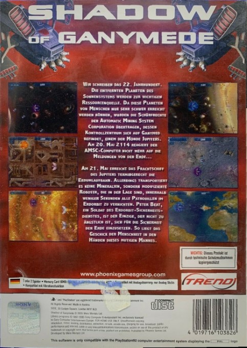 Shadow of Ganymede — Box back