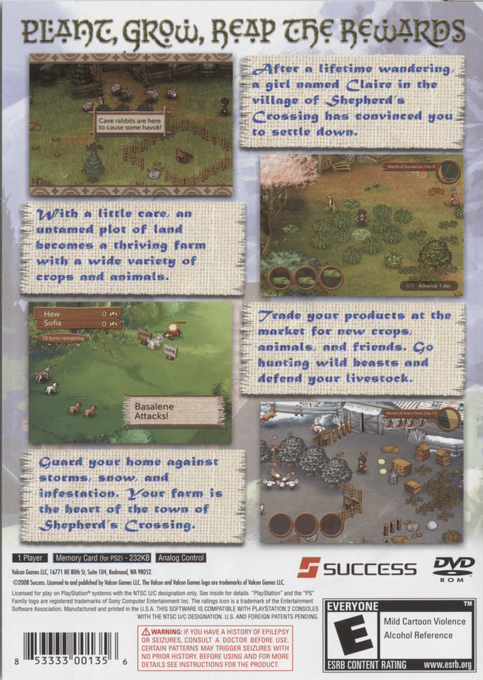 Shepherd's Crossing — Box back