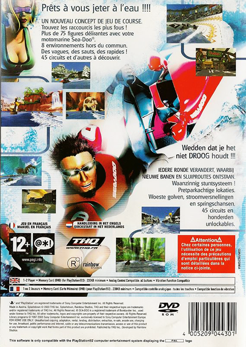 Splashdown 2 : Rides Gone Wild — Box back