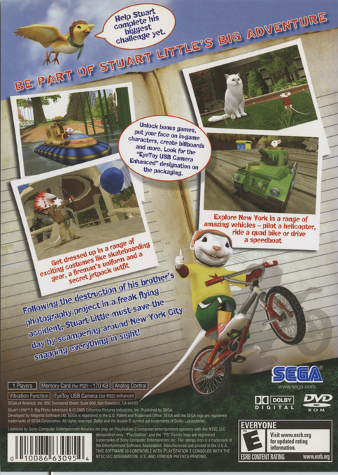 Stuart Little 3 : Big Photo Adventure — Box back