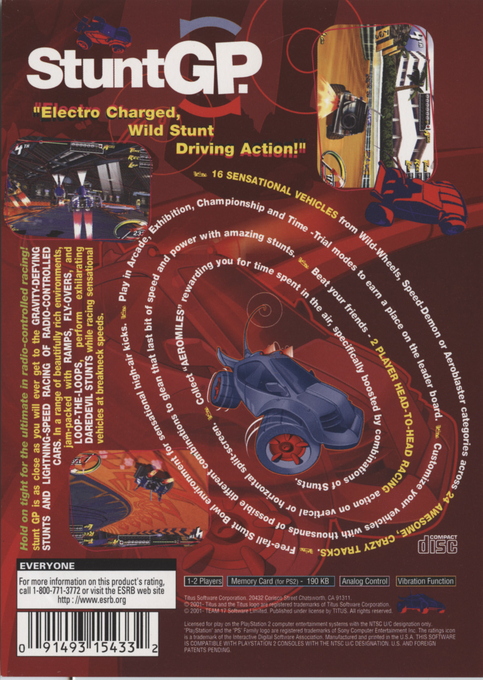 Stunt GP — Box back