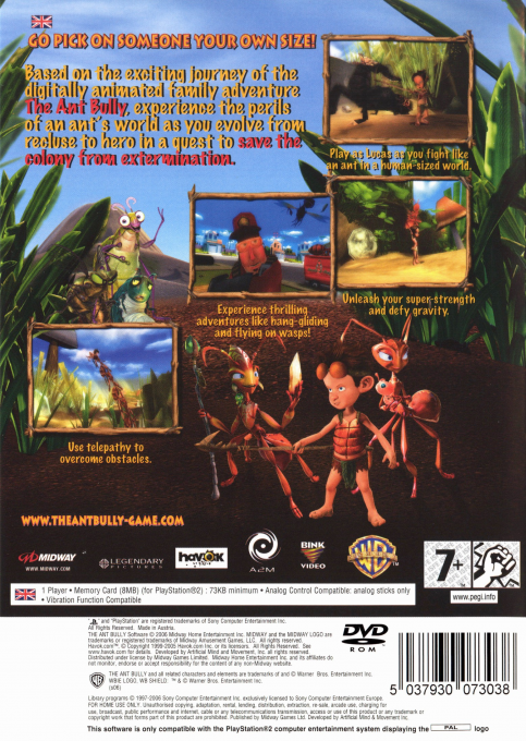 The Ant Bully — Box back