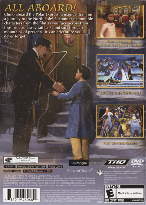The Polar Express — Box back