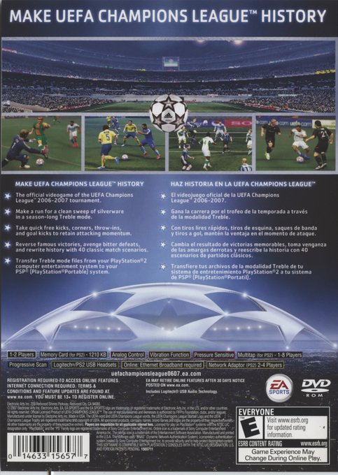 UEFA Champions League 2006-2007 — Box back