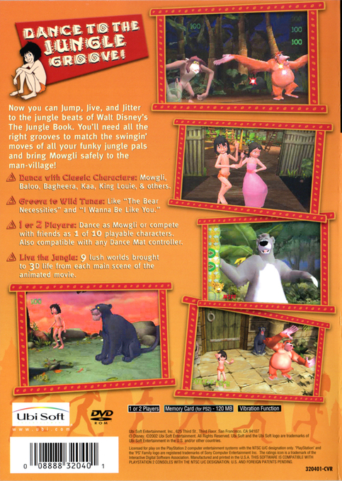 Walt Disney's The Jungle Book : Rhythm n' Groove — Box back