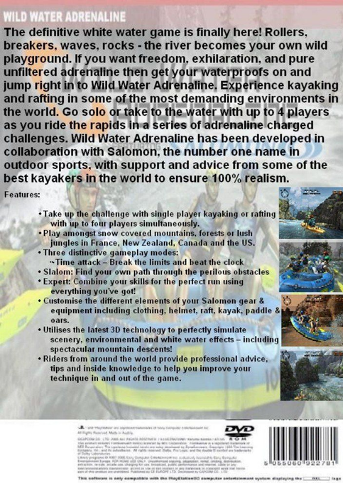 Wild Water Adrenaline featuring Salomon — Box back