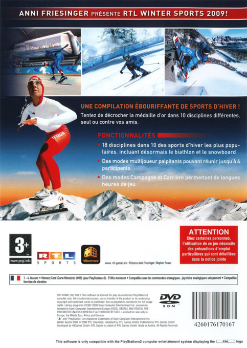 Winter Sports 2 : The Next Challenge — Box back
