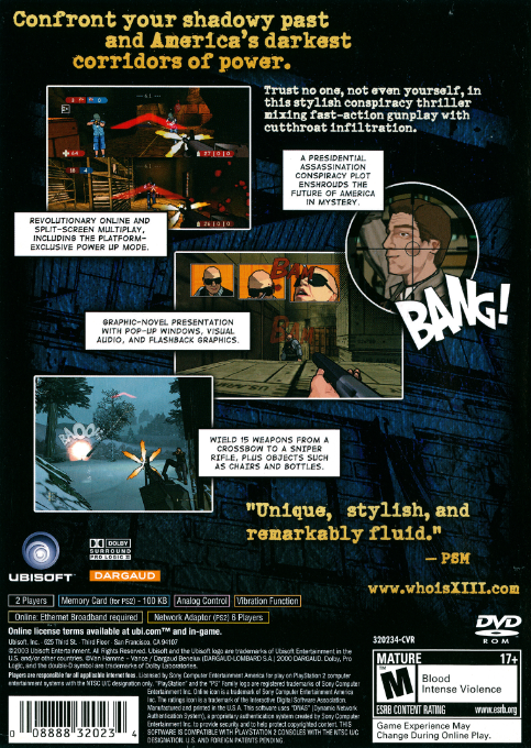 XIII — Box back