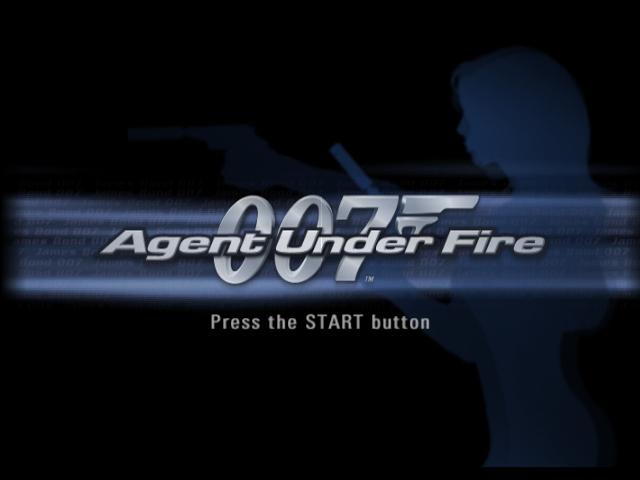 007 : Agent Under Fire — Title screen