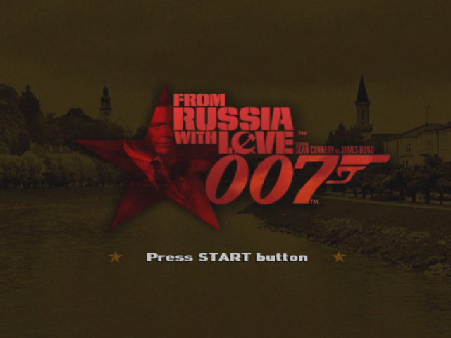007 : From Russia with Love — Title screen