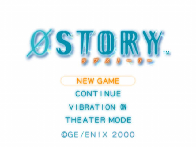 0 Story — Title screen