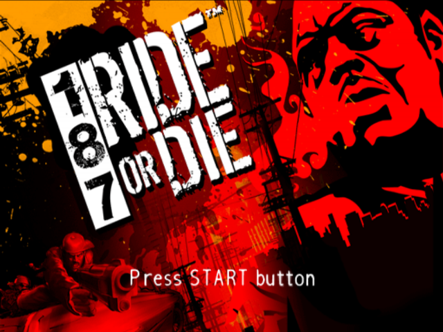 187 : Ride or Die — Title screen