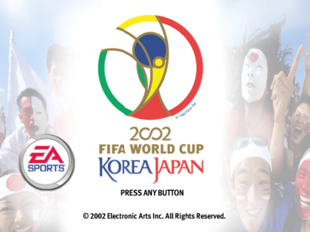 2002 FIFA World Cup Korea Japan — Title screen