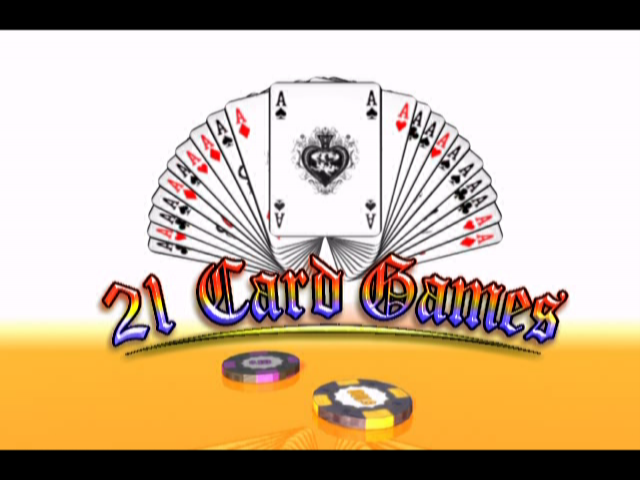 21 Card Games — Title screen