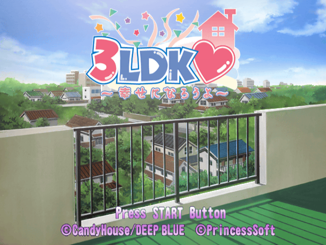 3ldk - Shiawase Ni Narou Yo — Title screen