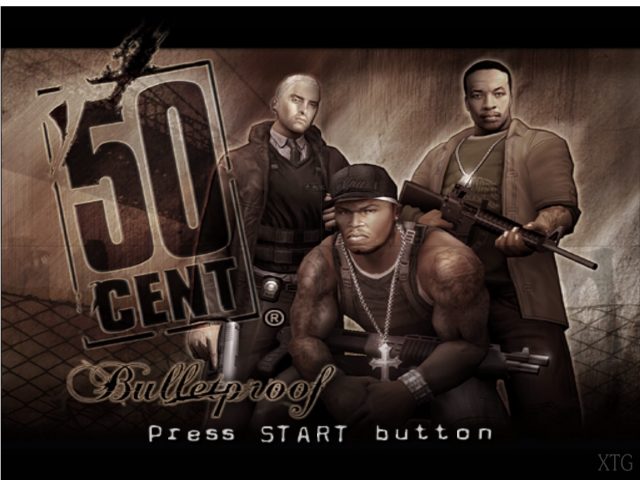 50 Cent : Bulletproof — Title screen