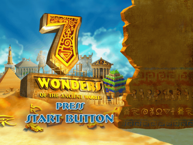 7 Wonders of the Ancient World — Title screen