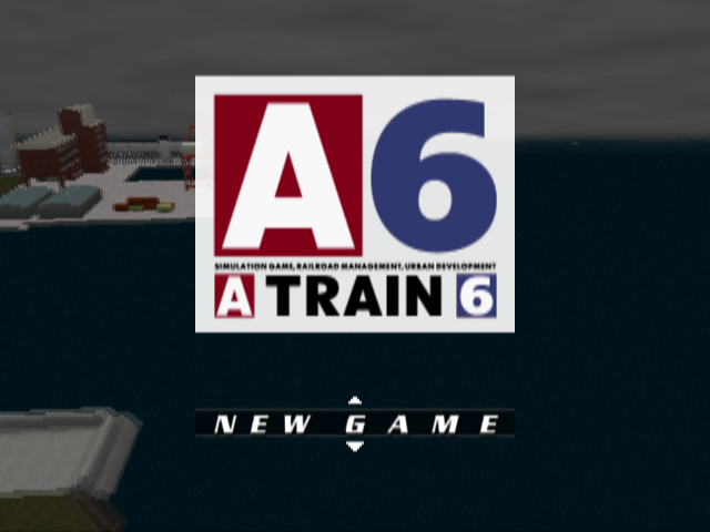 A-Train 6 — Title screen