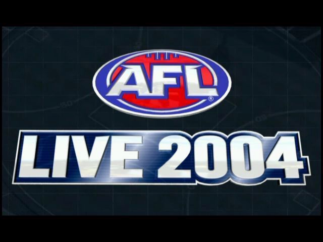 AFL Live 2004 — Title screen