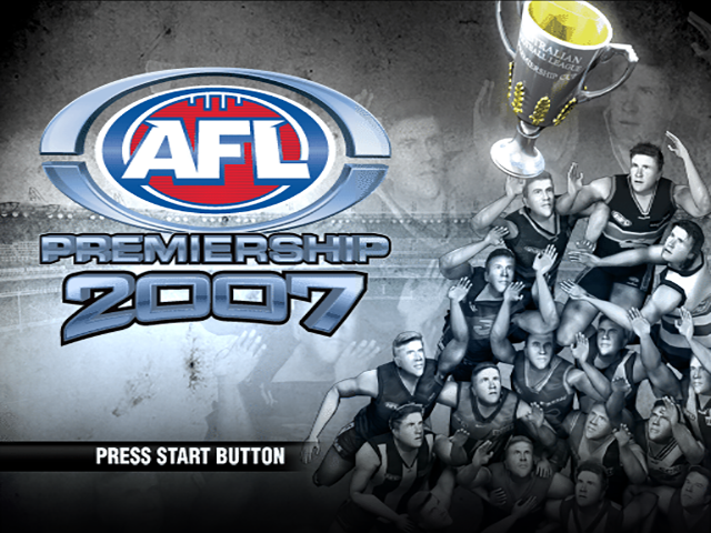 AFL Premiership 2007 — Title screen