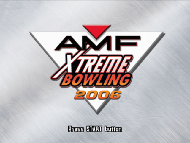 AMF Xtreme Bowling 2006 — Title screen