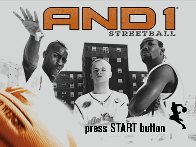 AND 1 Streetball — Title screen