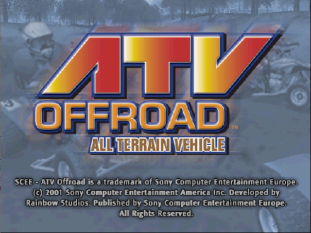 ATV Offroad : All Terrain Vehicle — Title screen