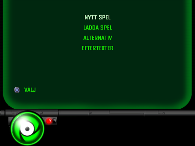 Agent Hugo — Title screen