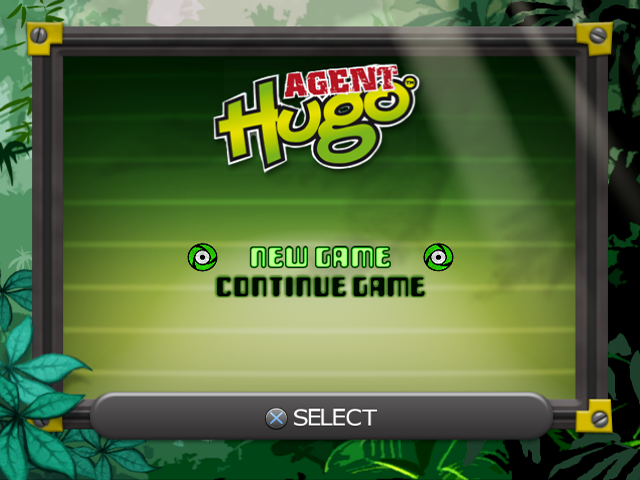 Agent Hugo : Lemoon Twist — Title screen