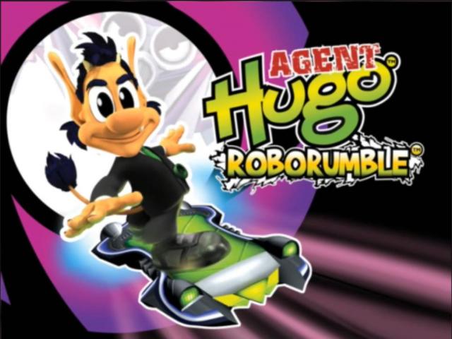 Agent Hugo : RoboRumble — Title screen