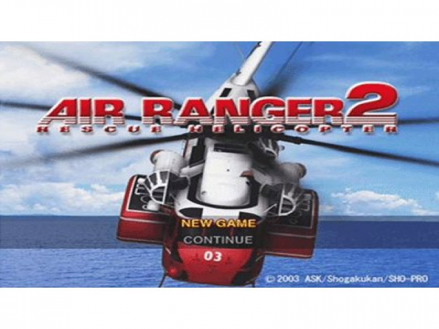 Air Ranger 2 : Rescue Helicopter — Title screen