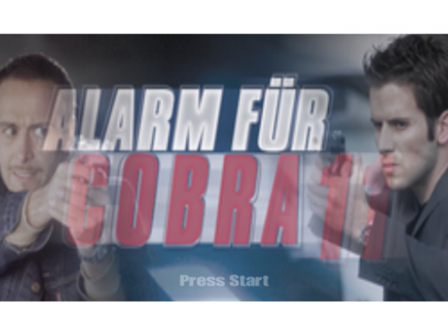 Alarm for Cobra 11 — Title screen