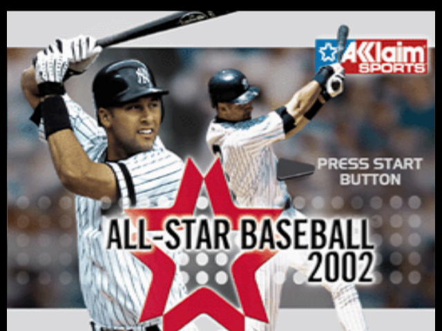All-Star Baseball 2002 — Title screen