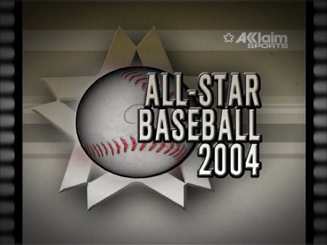 All-Star Baseball 2004 featuring Derek Jeter — Title screen