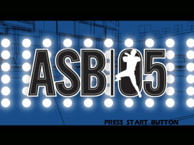 All-Star Baseball 2005 featuring Derek Jeter — Title screen