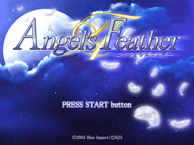 Angel's Feather — Title screen