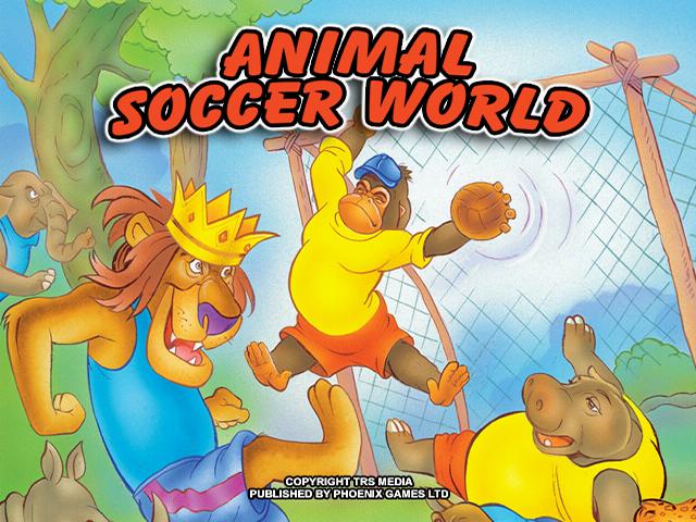Animal Soccer World — Title screen