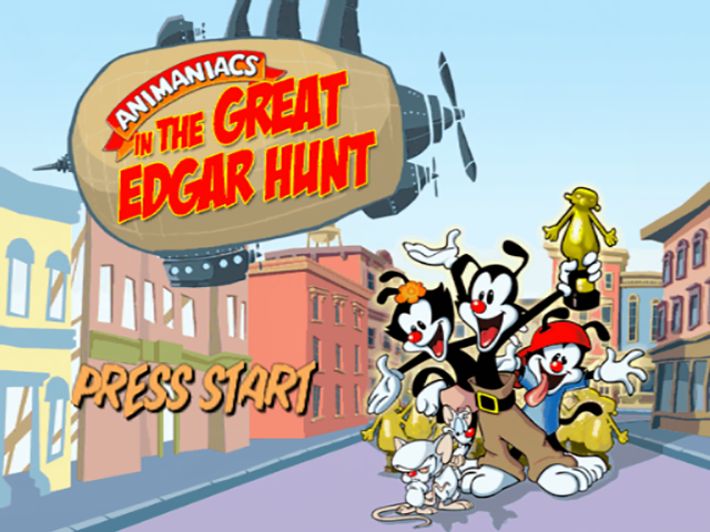 Animaniacs : The Great Edgar Hunt — Title screen