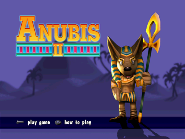 Anubis II — Title screen