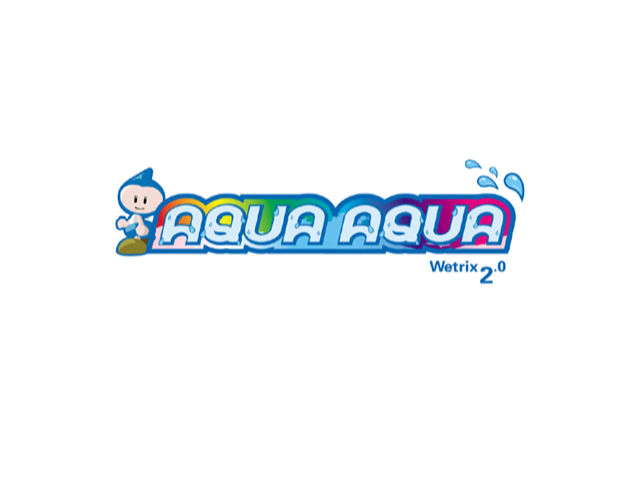 Aqua Aqua : Wetrix 2 — Title screen