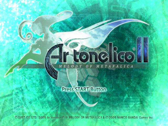 Ar tonelico II : Melody of Metafalica — Title screen