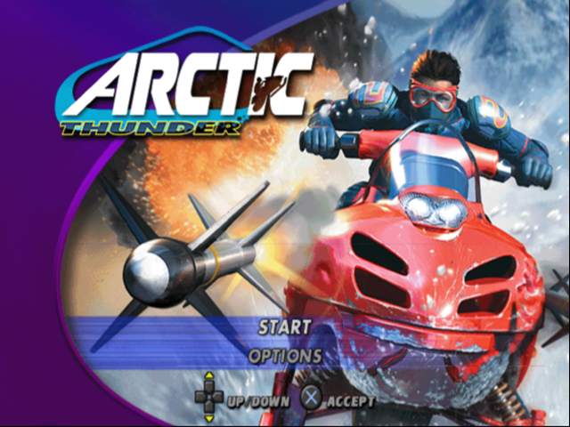 Arctic Thunder — Title screen