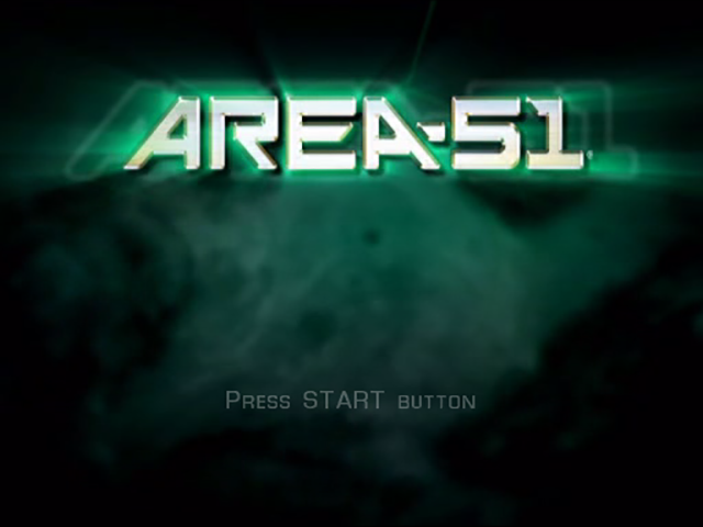 Area 51 — Title screen