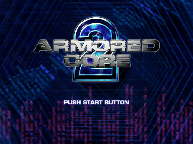 Armored Core 2 — Title screen