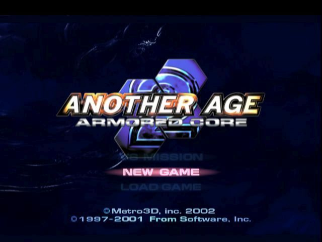 Armored Core 2 : Another Age — Title screen