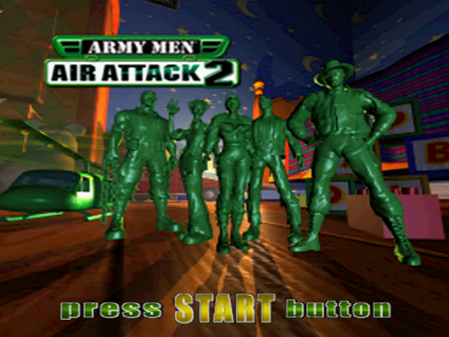 Army Men : Air Attack, Blade's Revenge — Title screen