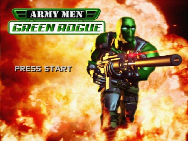 Army Men : Green Rogue — Title screen