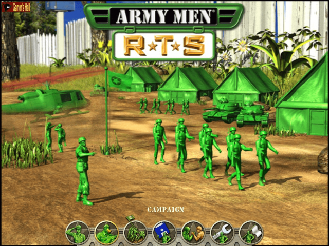 Army Men : RTS — Title screen